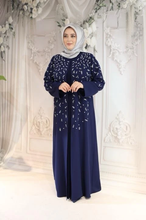 TAŞ DETAYLI ABAYA TAKIM 555 KOD