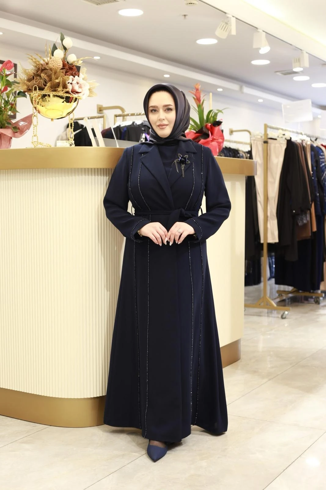 BRONŞLU ABAYA TAKIM 2603 KOD