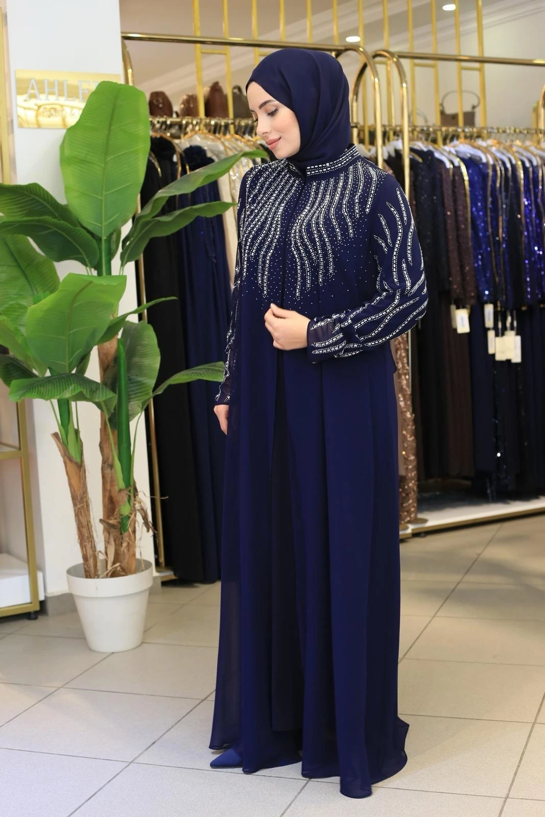 TAŞ BASKILI ABAYA TAKIM SR5054 KOD